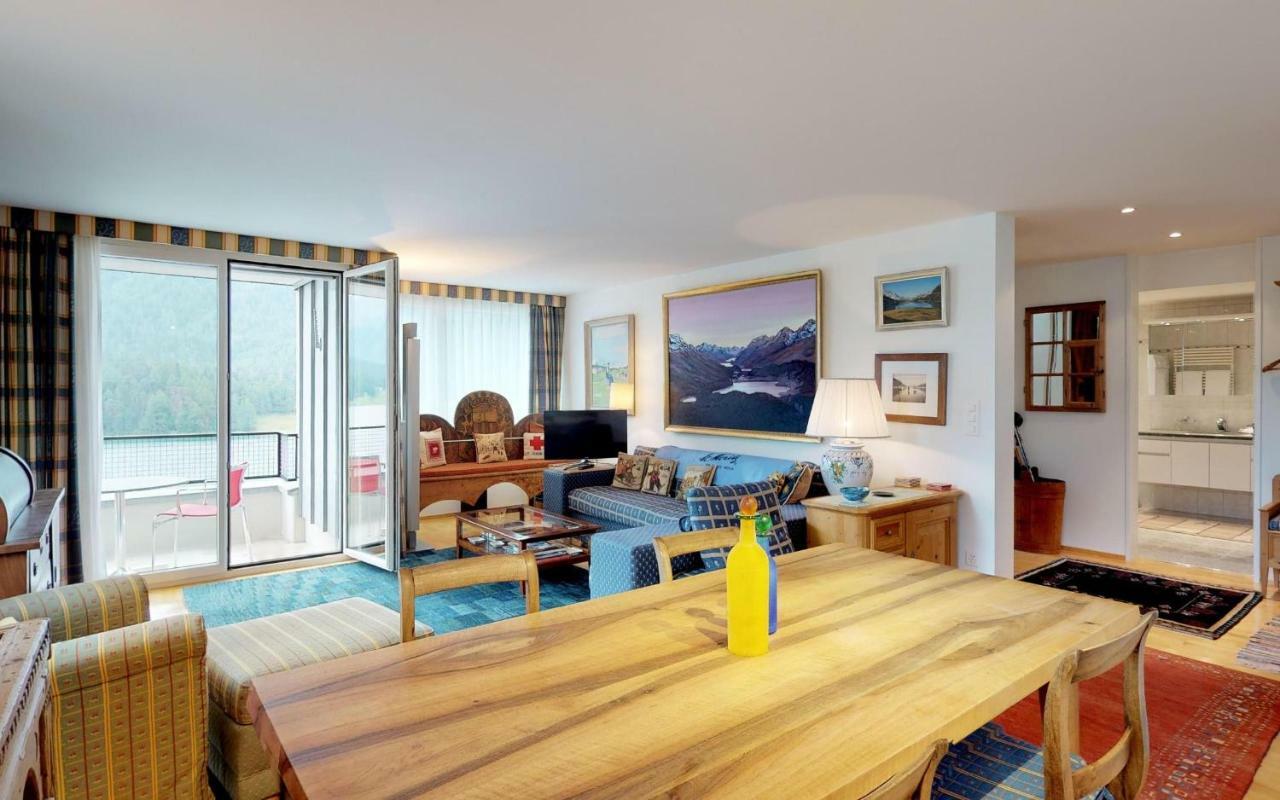 Traunter Via Appartement Sankt Moritz Buitenkant foto